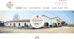 Desktop Screenshot of domainedevillemont.com